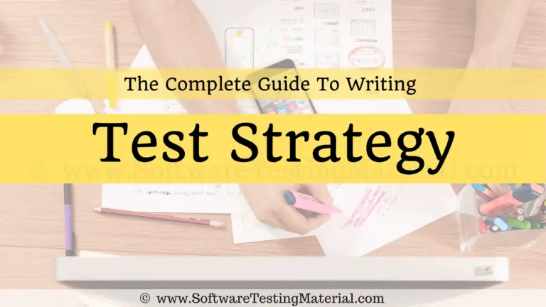 How To Create Test Strategy Document [Sample Test Strategy Document]