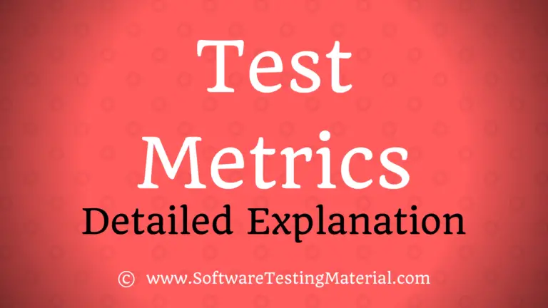 Software Test Metrics – Product Metrics & Process Metrics