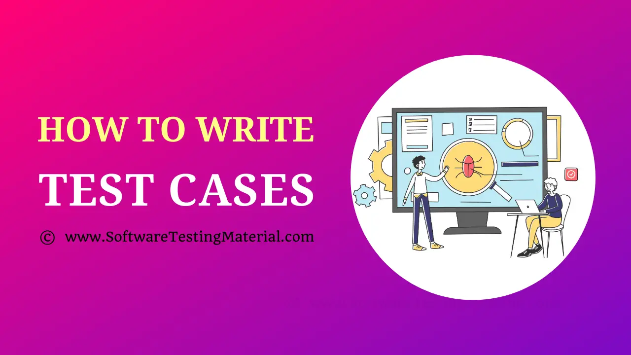 how to write software test