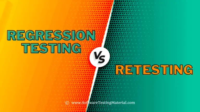 What is the difference between Regression And Retesting