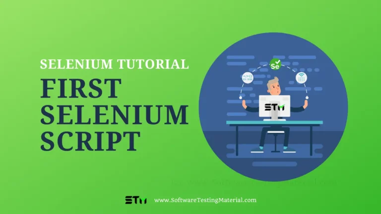 First Selenium WebDriver Script | Selenium Tutorial