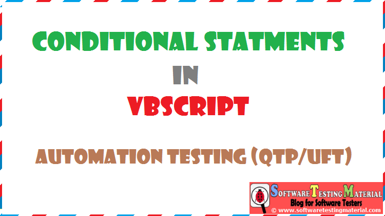 Conditional Statements VBScript | Automation Testing QTP/UFT