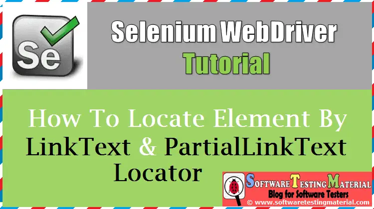 How To Locate Element By Link Text And Partial Link Text Locators