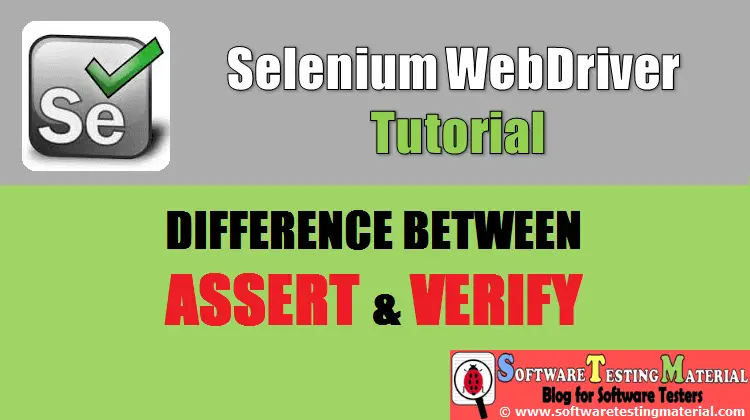 What Is The Difference Between Assert And Verify In Selenium