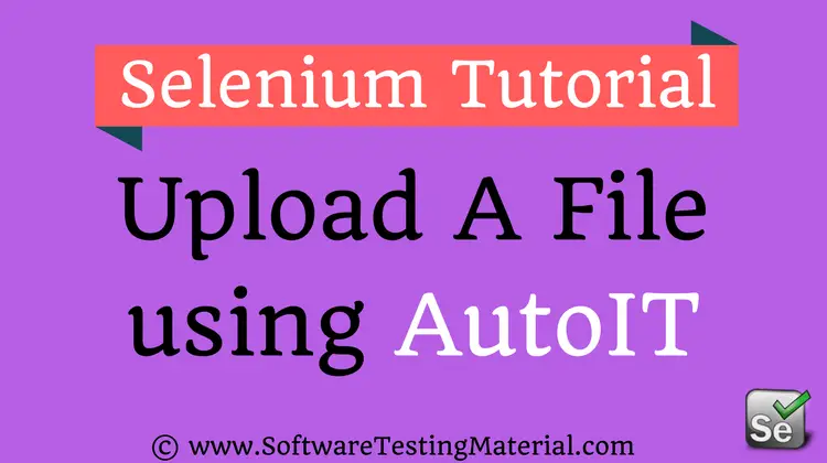 Upload file using AutoIT