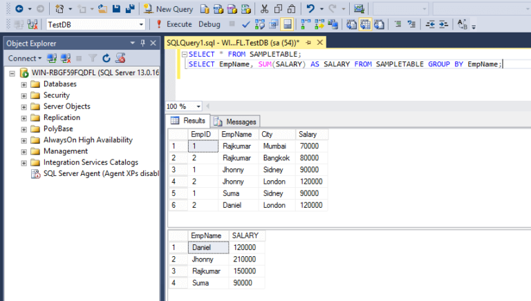 SQL GROUP BY - SQL Tutorial | Software Testing Material