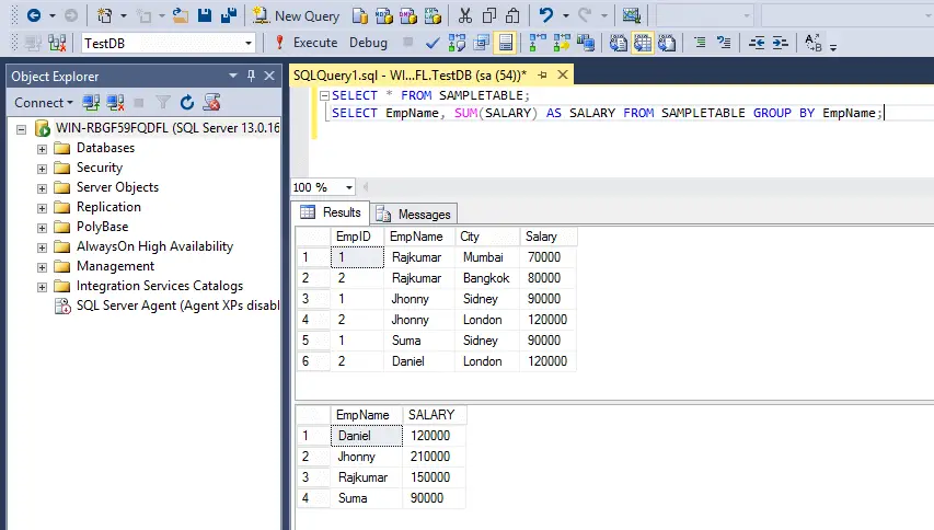 SQL Group By