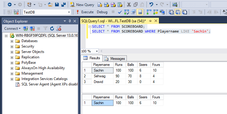 SQL LIKE Operator - SQL TUTORIAL | Software Testing Material