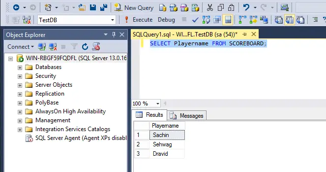 SQL Select Query