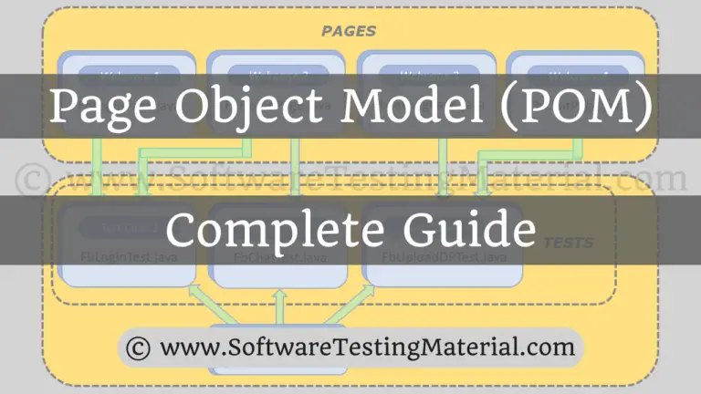 Page Object Model Design Pattern