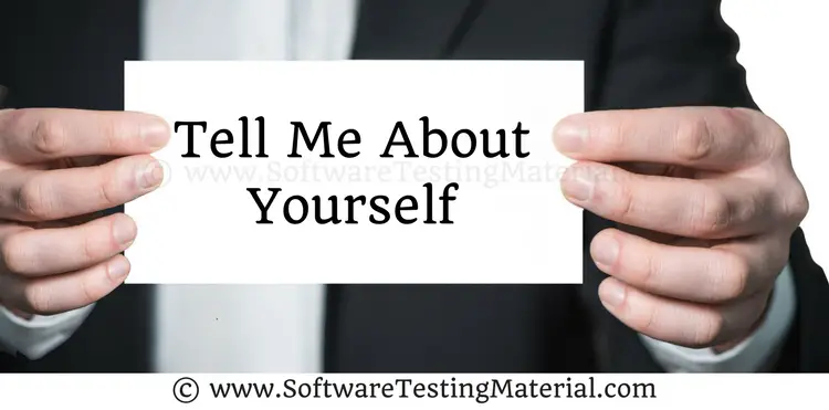 Tell Me About Yourself In the Interview | Software Testing Material