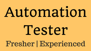 Automation Tester Resume