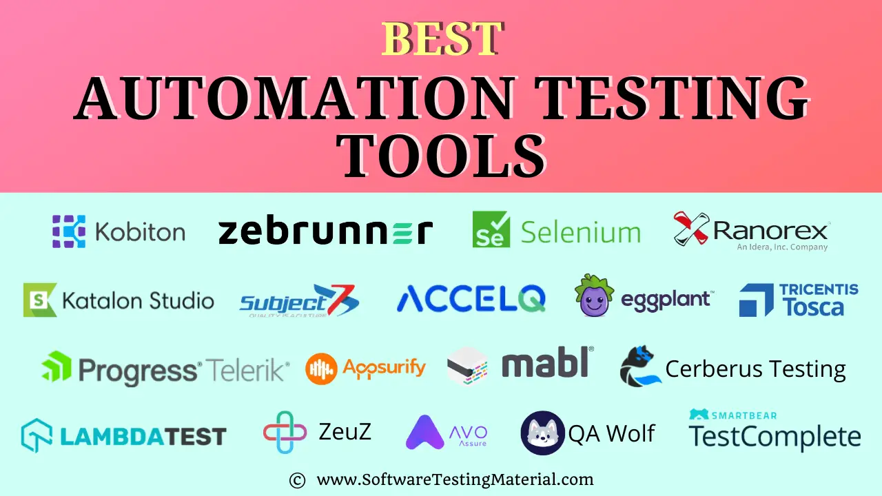 Best Web App Test tools 