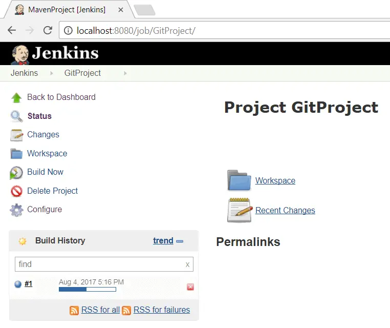 Maven Project With Git In Jenkins 6