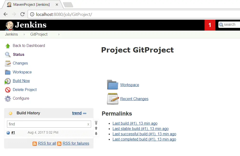 Maven Project With Git In Jenkins 7