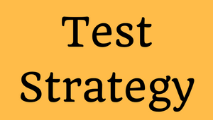 Test Strategy