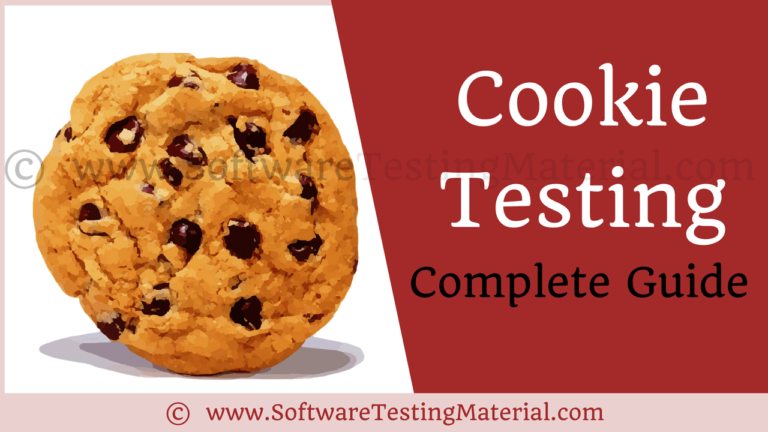 Learn Website Cookie Testing – Complete Guide [Cookie Testing Test Cases] | SoftwareTestingMaterial