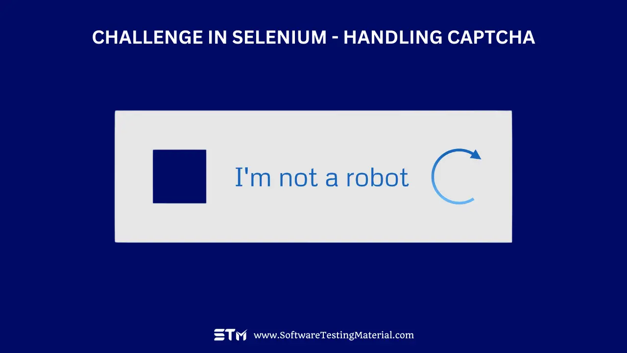 Challenge in Selenium - Handling Captcha