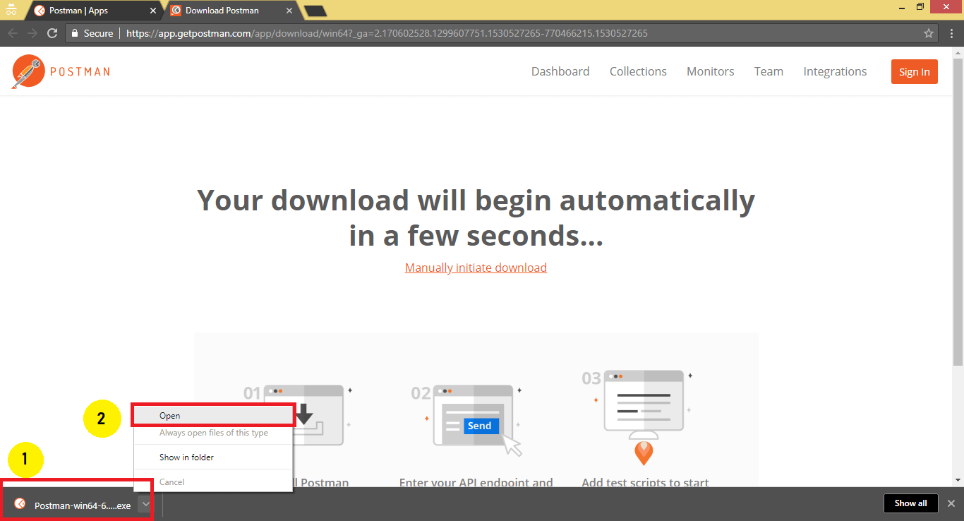 postman download for windows 7