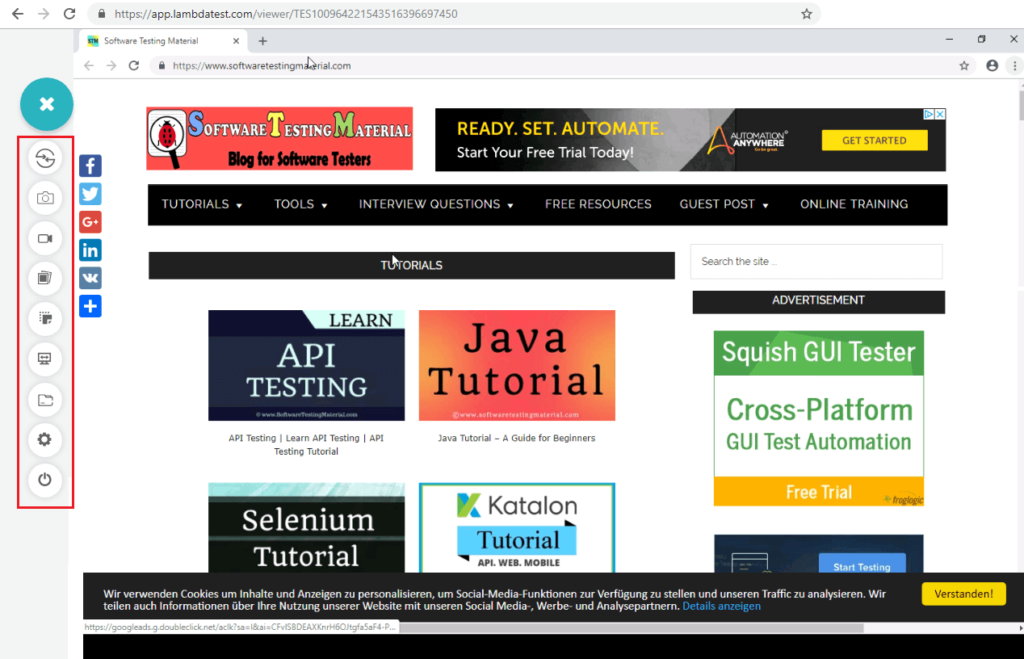 LambdaTest Cross Browser Testing Tool Hands-on Review