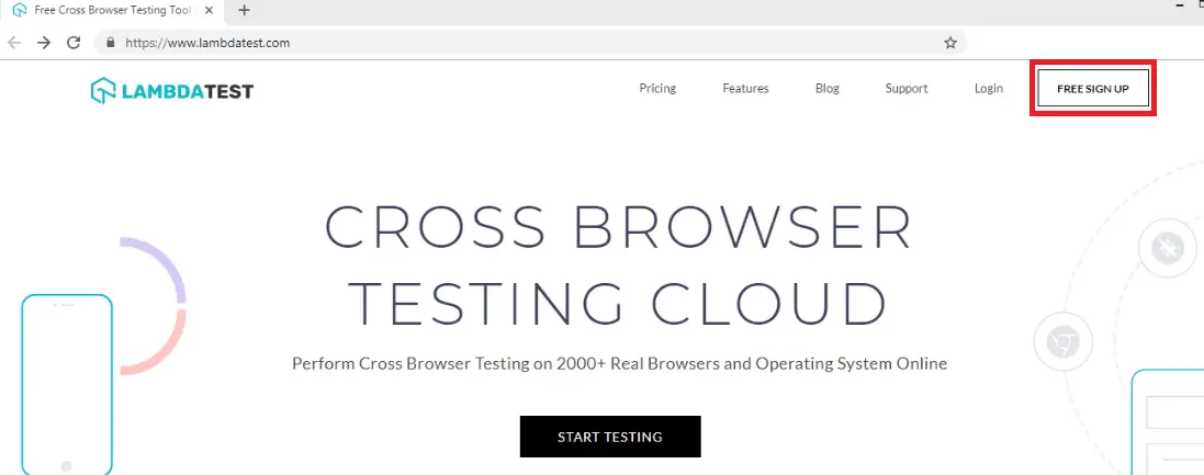 LambdaTest Signup
