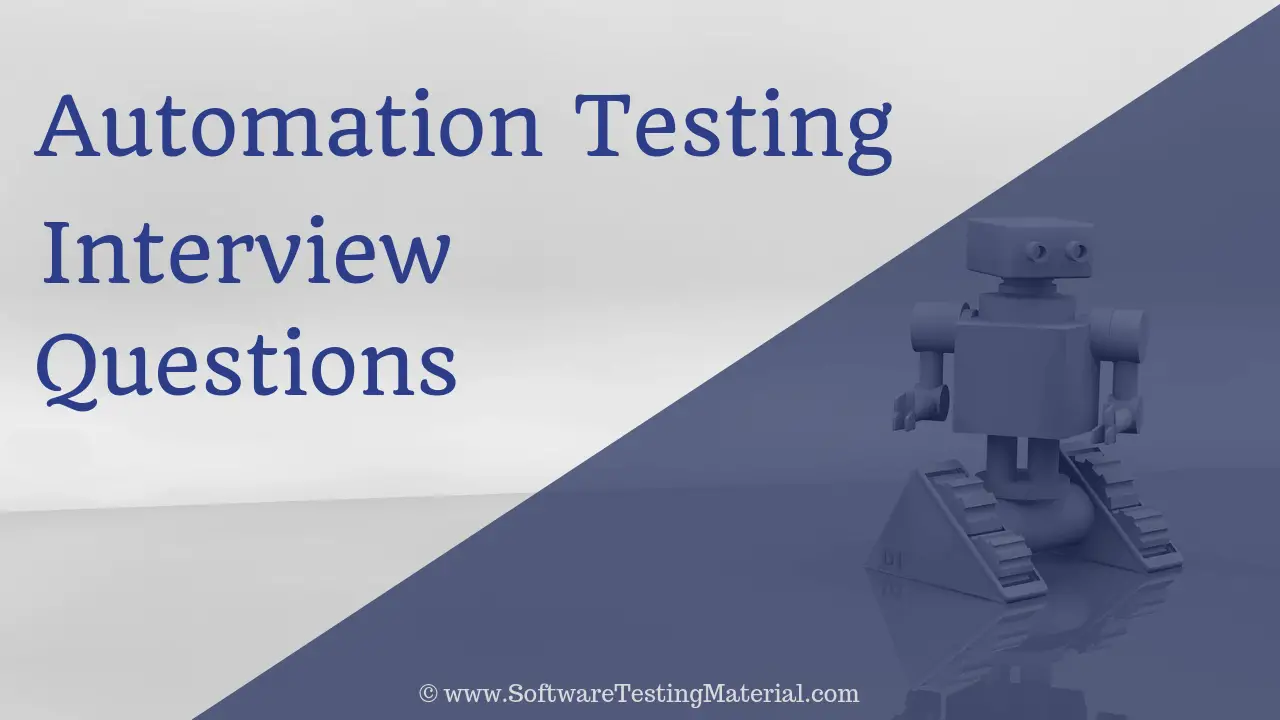 Automation Testing Interview Questions