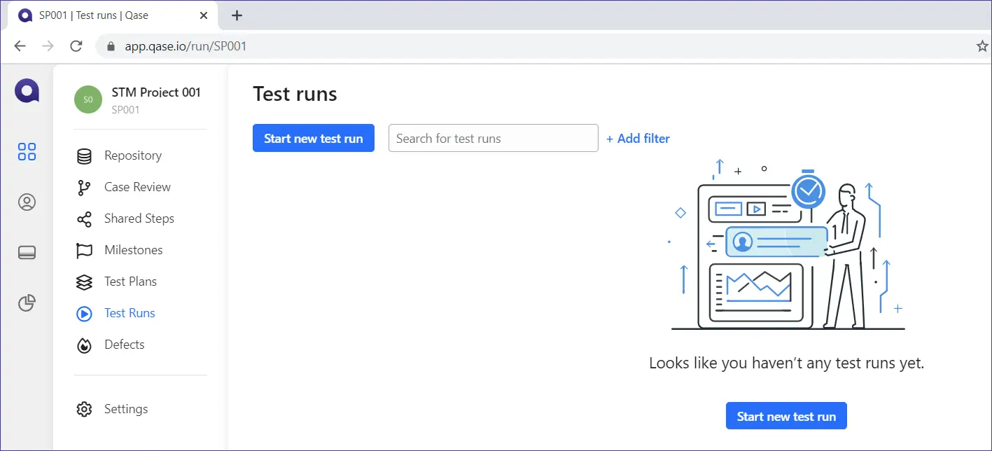 Qase Test Run