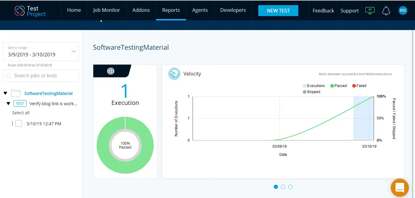 TestProject Reports 3