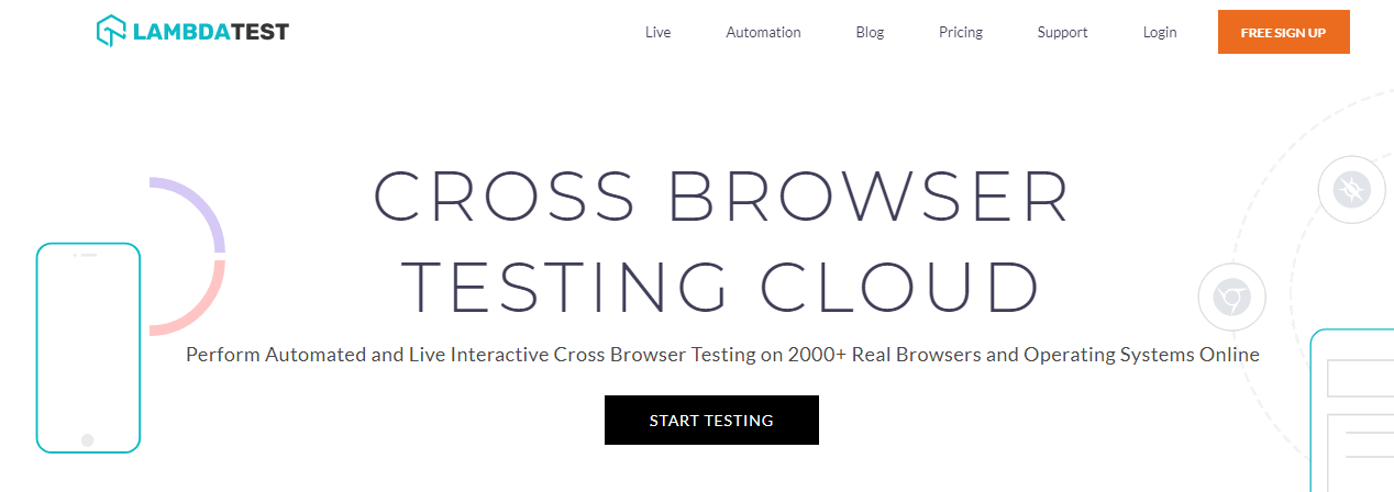 LambdaTest  Free Cross Browser Testing
