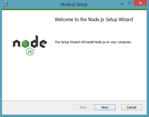 Download NodeJs Run Installer