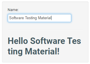 Protractor Testing Hello SoftwareTestingMaterial