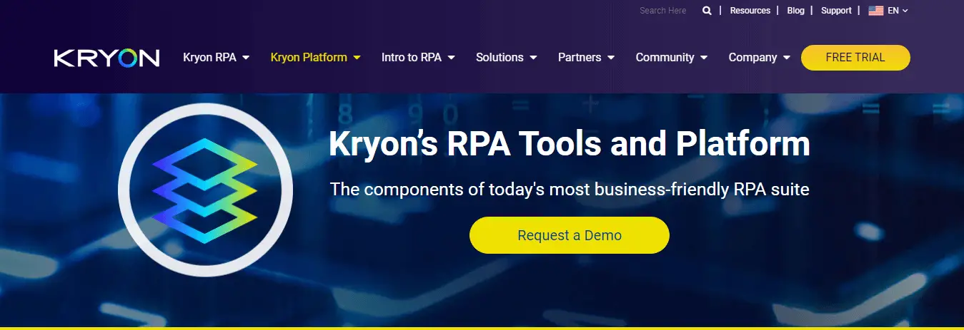 Kryon Robotic Process Automation Tool