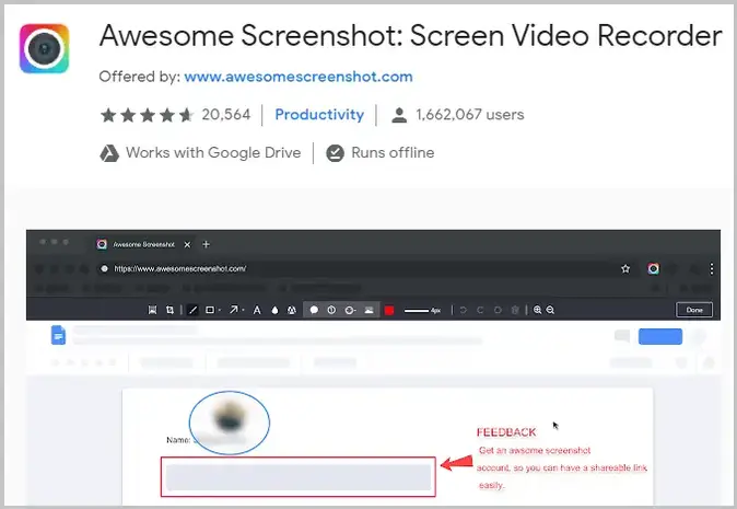 Awesome Screenshot