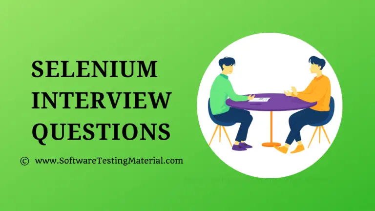 100 Most Popular Advanced Selenium Interview Questions And Answers