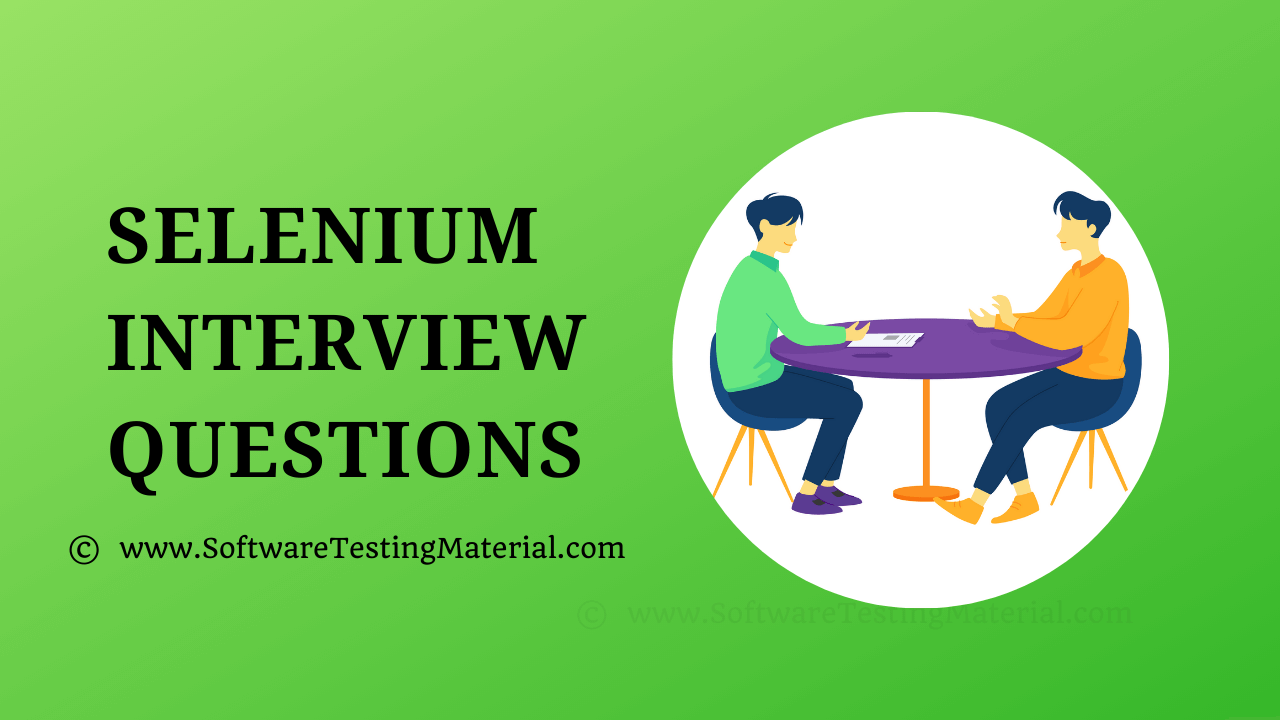 Selenium Interview Questions And Answers
