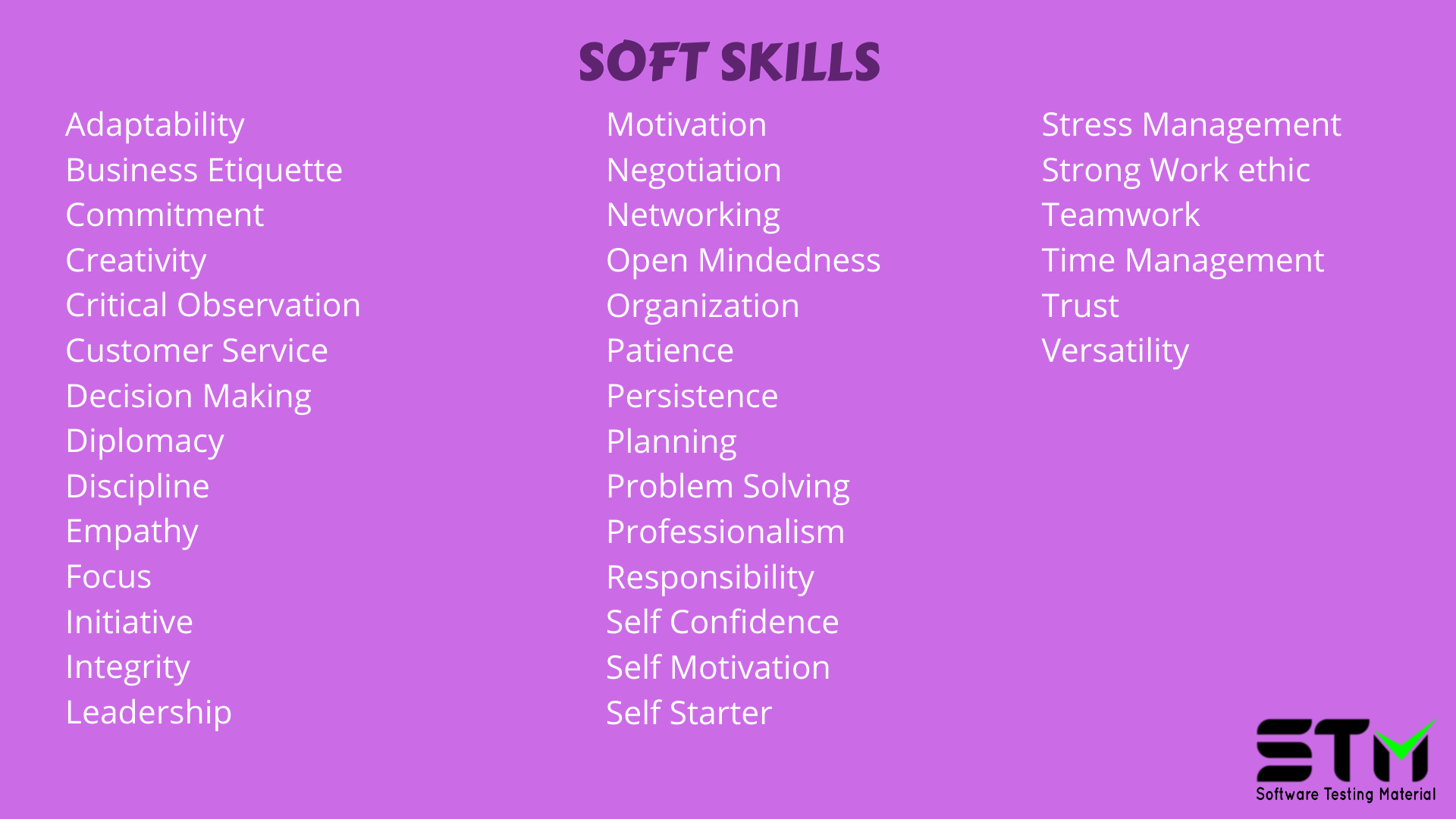 Soft Skills