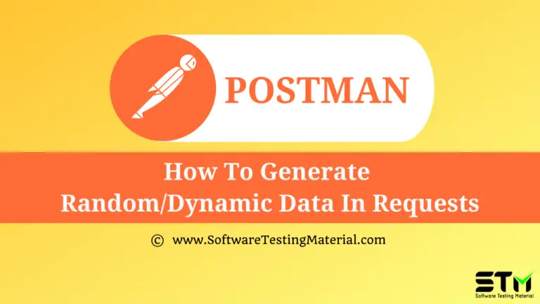 Generate Random/Dynamic data in Postman Requests