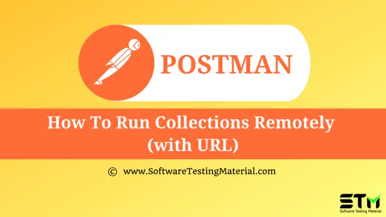 How to run Collections Remotely (with URL) in Postman