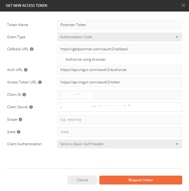 Postman Authentication