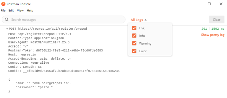 How to Debug Collection Run in Postman