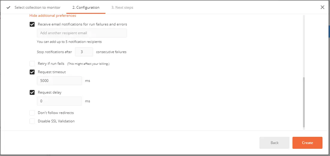 Postman Select Collections To Monitor