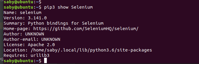 Verify Selenium Version