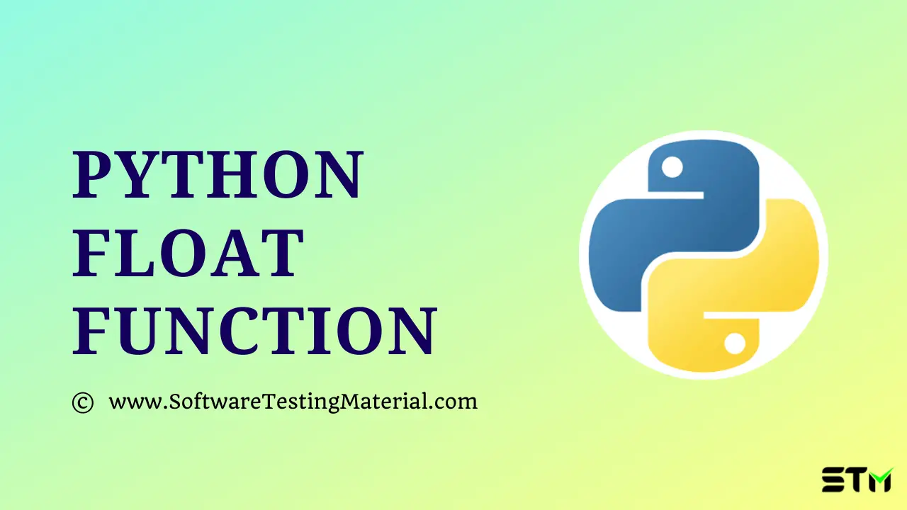 Python Float Function