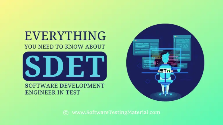 SDET – Software Development Engineer in Test