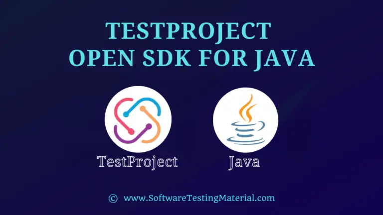 TestProject Open SDK for Java