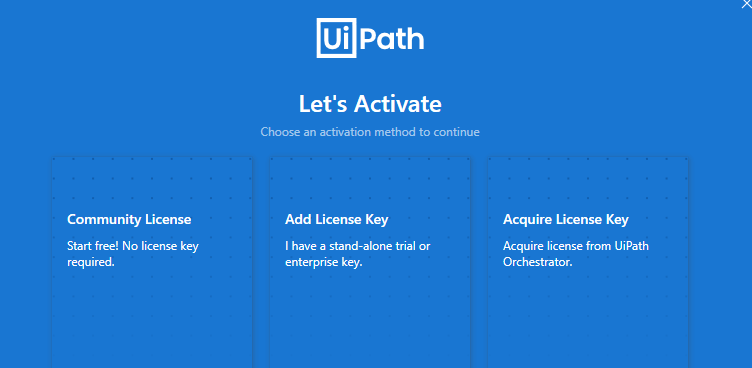 UiPath Activation