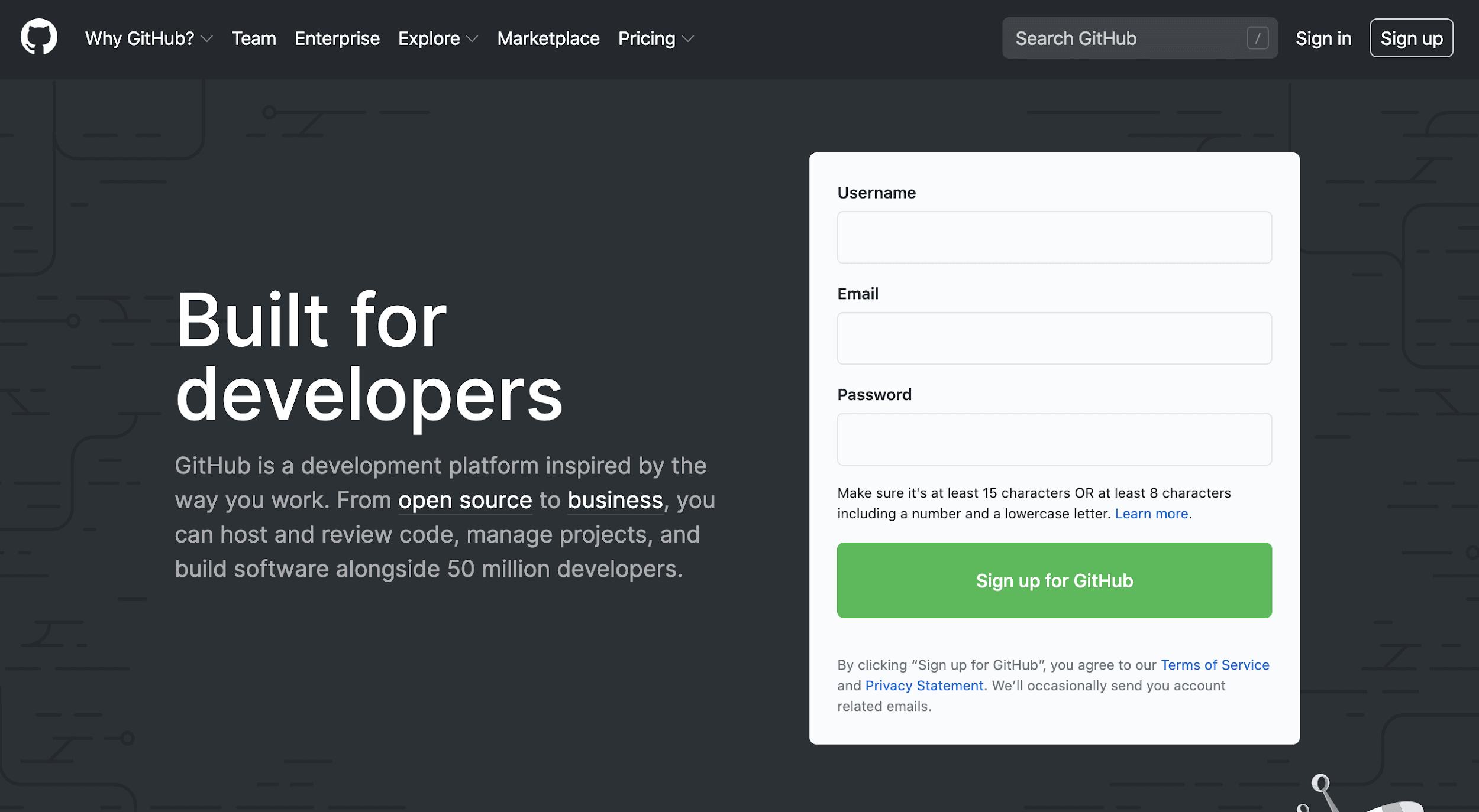 GitHub Signup