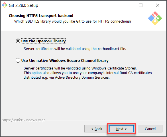 Use The OpenSSL Library