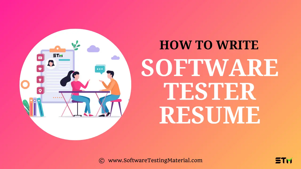 How To Write Software Tester Resume