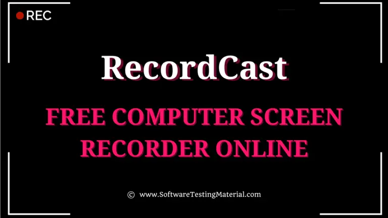 RecordCast | Free Computer Screen Recorder Online